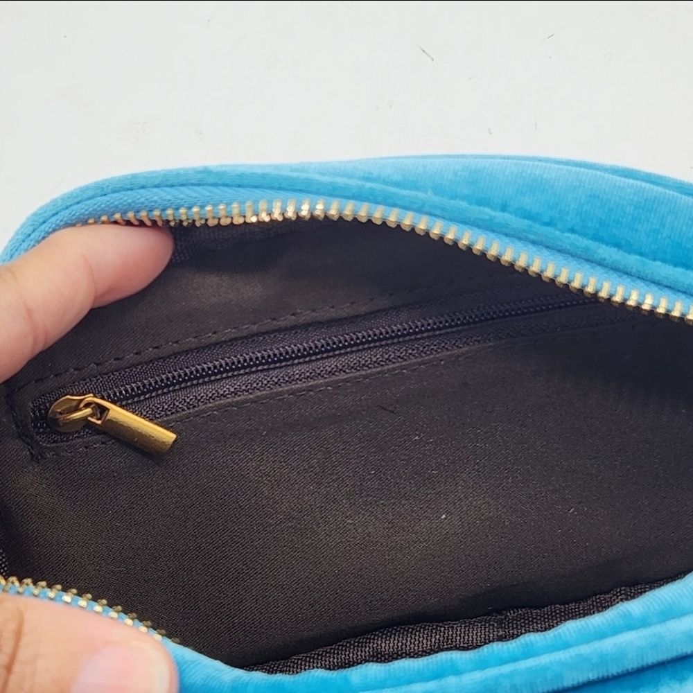 Travel PU Leather Waist Adjustable Belt Bag In Velvet Teal - Picture 7 of 14